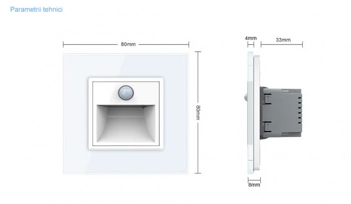 Modul lampa de orientare scara, cu senzor miscare Livolo [3]
