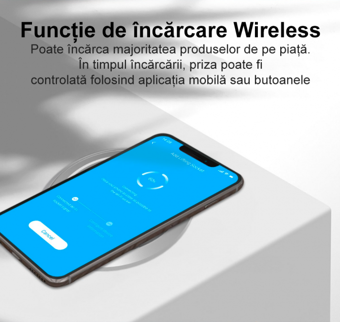 Livolo Priza incorporabila smart, retractabila, control din aplicatie,Bluetooth [7]