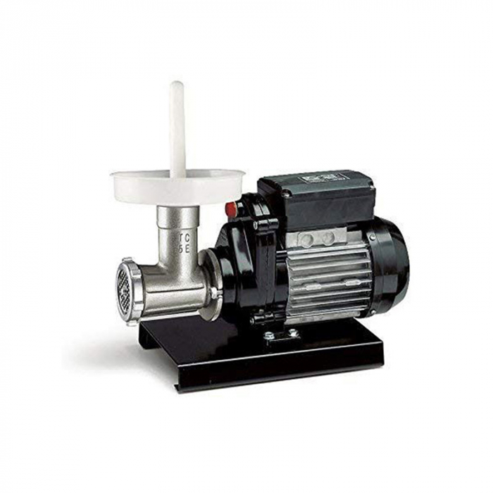 Mașină de tocat carne Reber 9502 N n.5, Putere 400W, Producție 30~50kg/h, Corp din fontă tratată, Găuri sită 6mm [5]