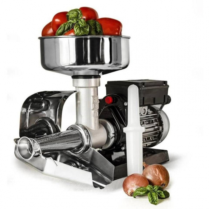 Storcator de roşii Reber 9000 N n.5, motor prin inducție de 600W, producție 150~350kg/h [3]