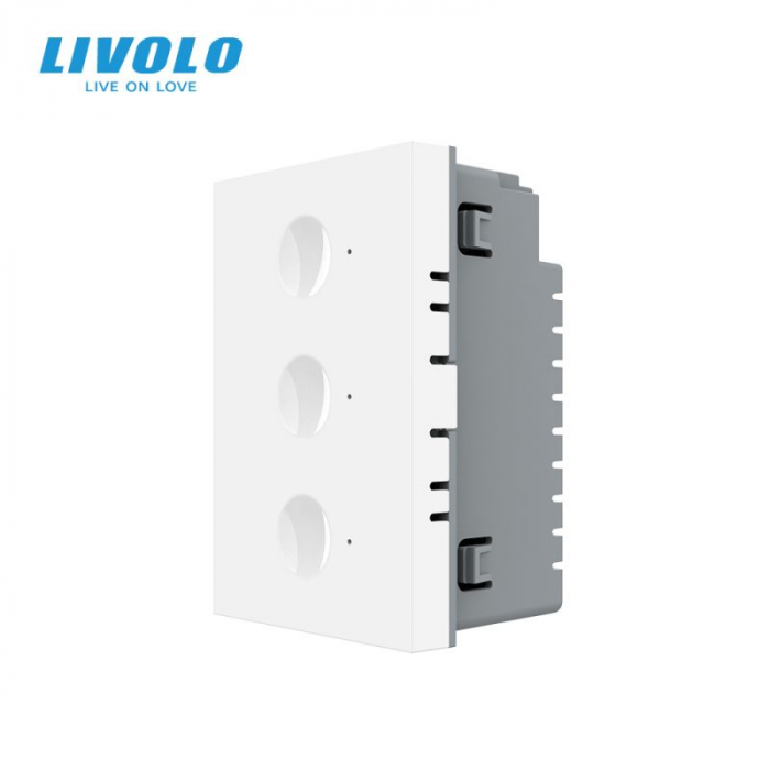 Modul intrerupator triplu cu touch integrat Livolo Serie noua standard Italian [1]
