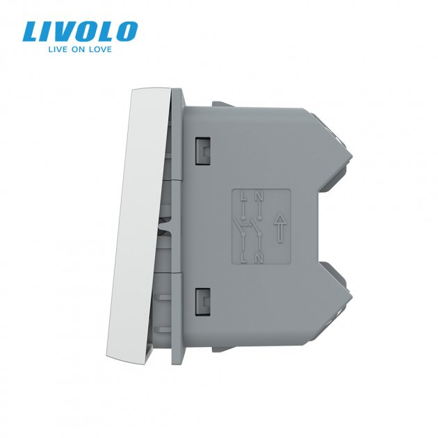 Modul Intrerupator mecanic cap cruce, o tasta 1M Livolo [3]