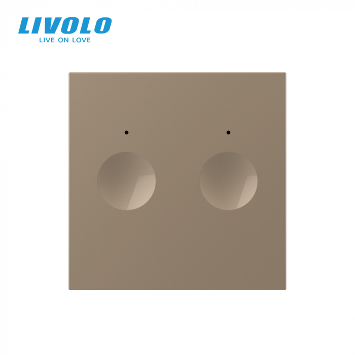Modul intrerupator tactil dublu wireless draperie/jaluzele seria noua Livolo [10]