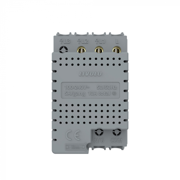 Modul intrerupator tactil dublu cap scara ZIGBEE Livolo,standard italian [3]