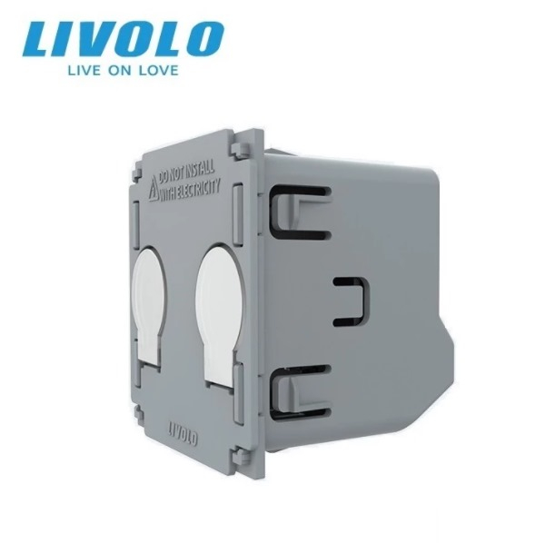 Modul intrerupator tactil dublu WiFi, cap / scara / cruce, fara panou sticla [6]