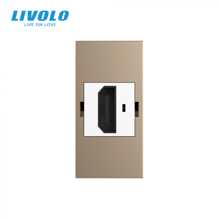 Modul priza media simpla HDMI Livolo 1 M [3]