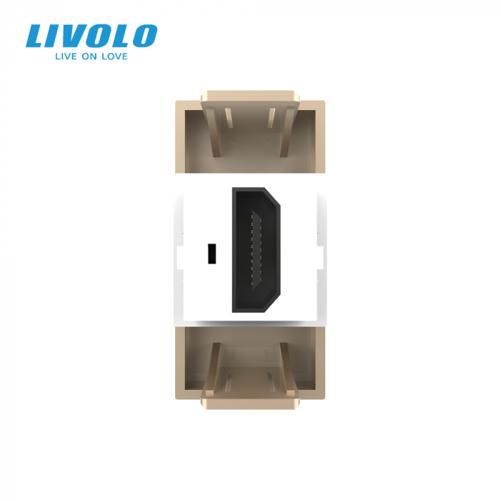 Modul priza media simpla HDMI Livolo 1 M [4]