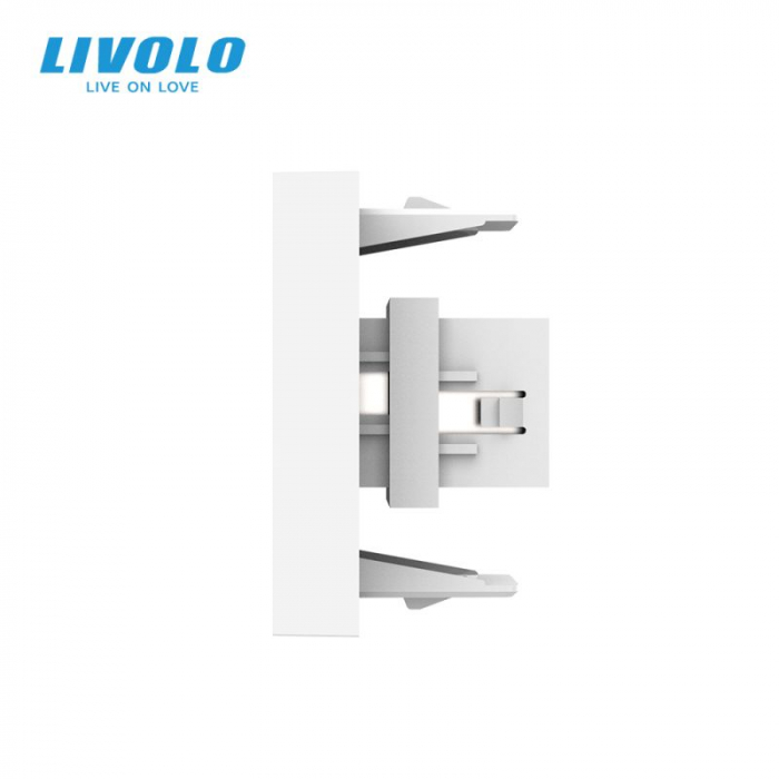 Modul priza media simpla HDMI Livolo 2 module [3]