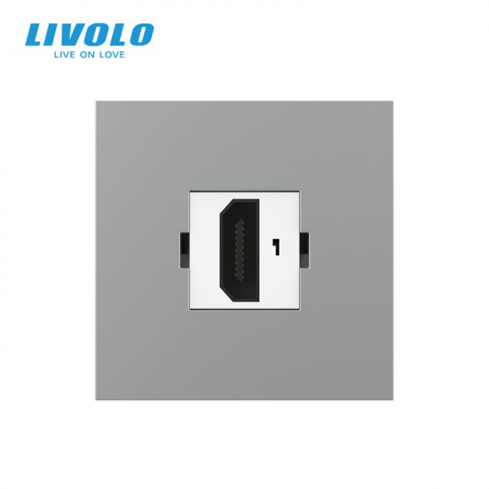 Modul priza media simpla HDMI Livolo 2 module [3]