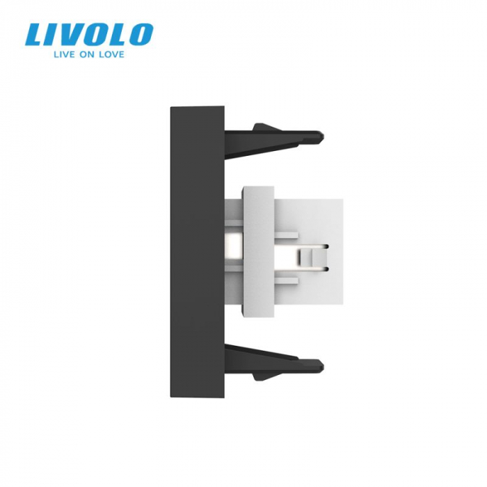 Modul priza media simpla HDMI Livolo 2 module [2]