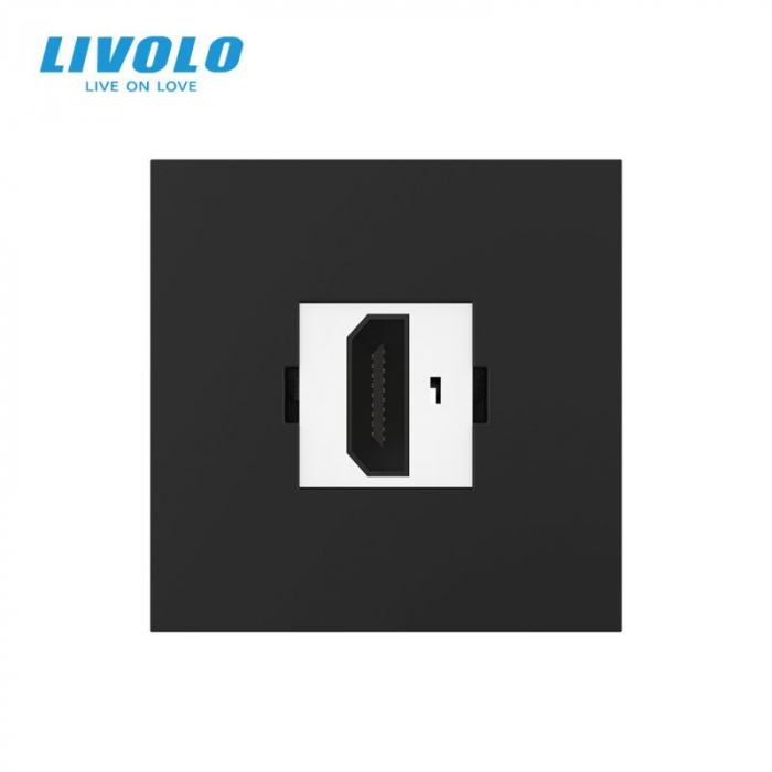 Modul priza media simpla HDMI Livolo 2 module [3]