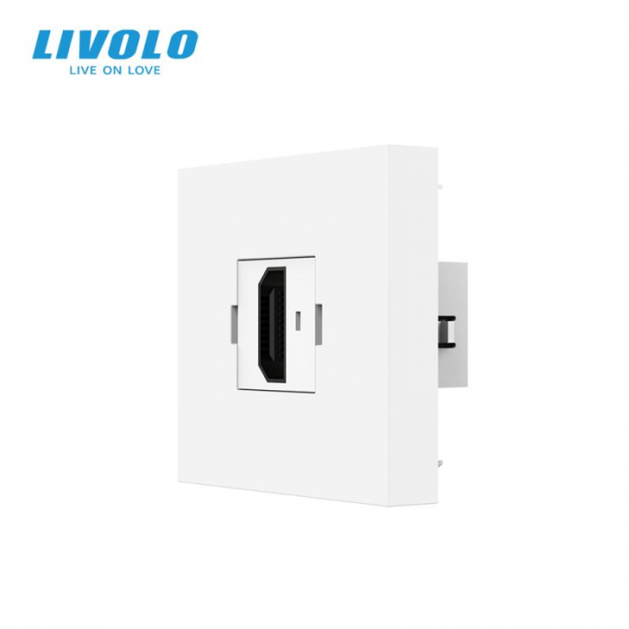 Modul priza media simpla HDMI Livolo 2 module [1]
