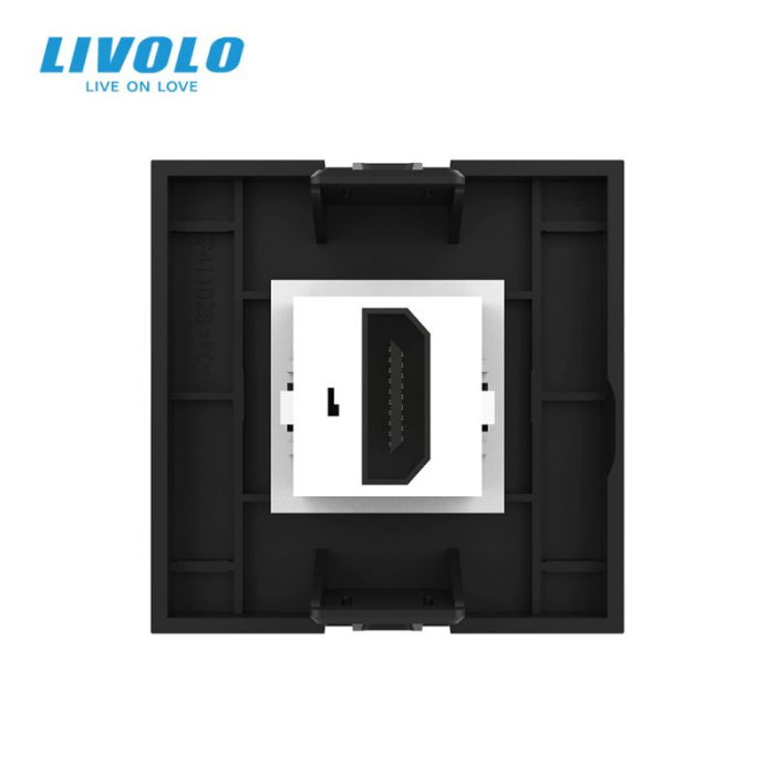 Modul priza media simpla HDMI Livolo 2 module [4]
