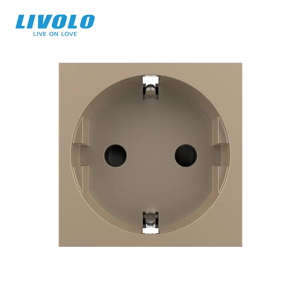 Modul priza Schuko simpla, cu borne fara surub, Livolo [3]