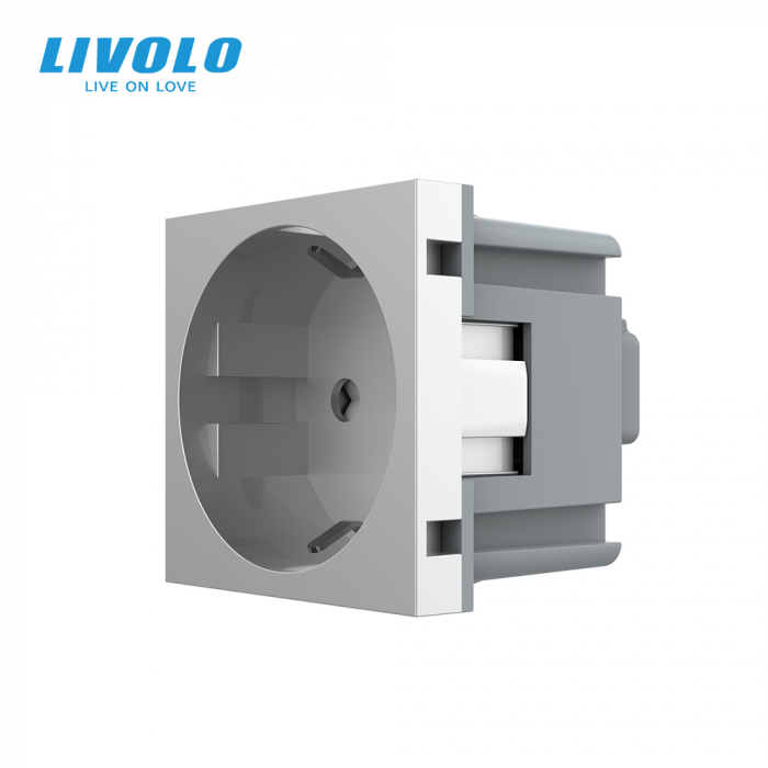Modul priza Schuko simpla modelul nou, Livolo [1]