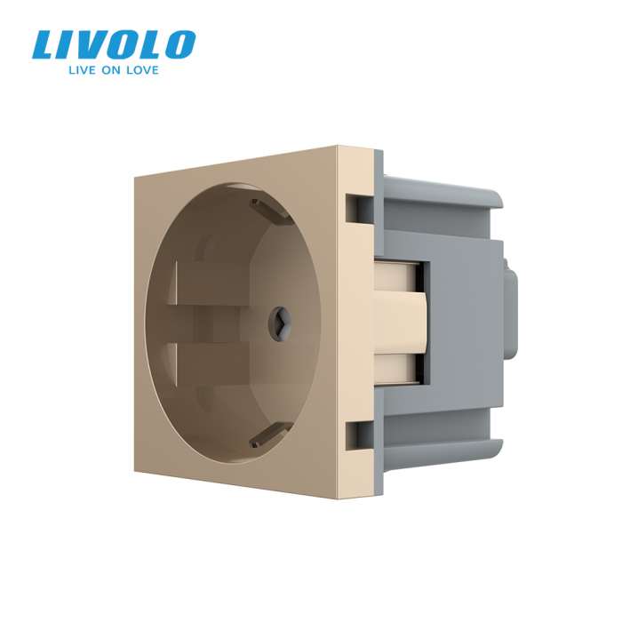 Modul priza Schuko simpla modelul nou, Livolo [1]