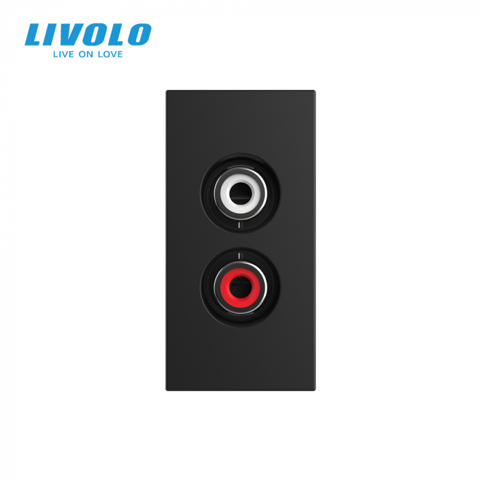 Modul Priză simplă audio, RCA Livolo 1 modul [2]