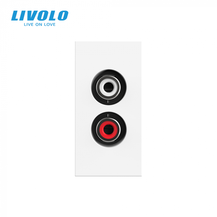 Modul Priză simplă audio, RCA Livolo 1 modul [3]