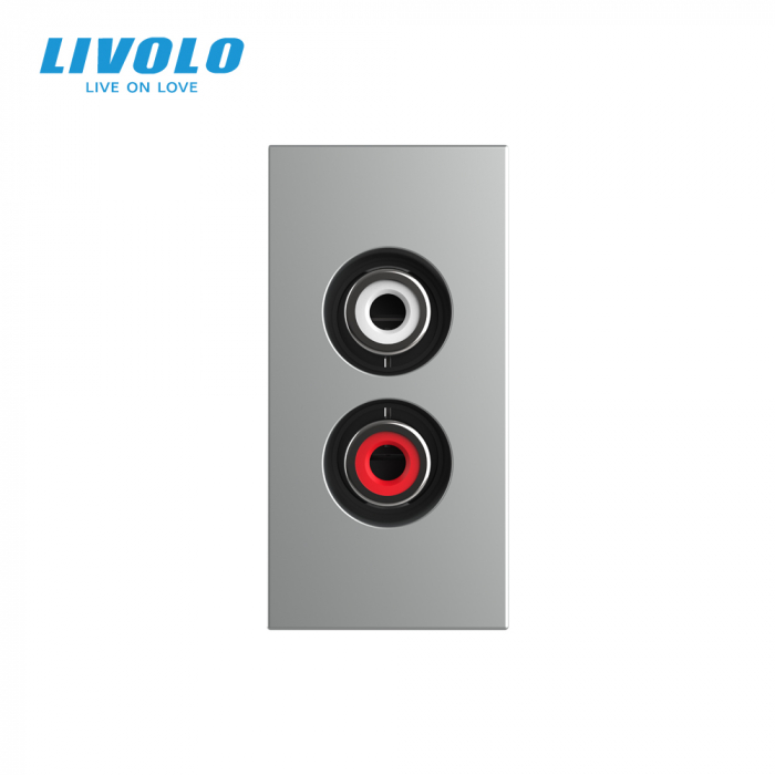 Modul Priză simplă audio, RCA Livolo 1 modul [3]