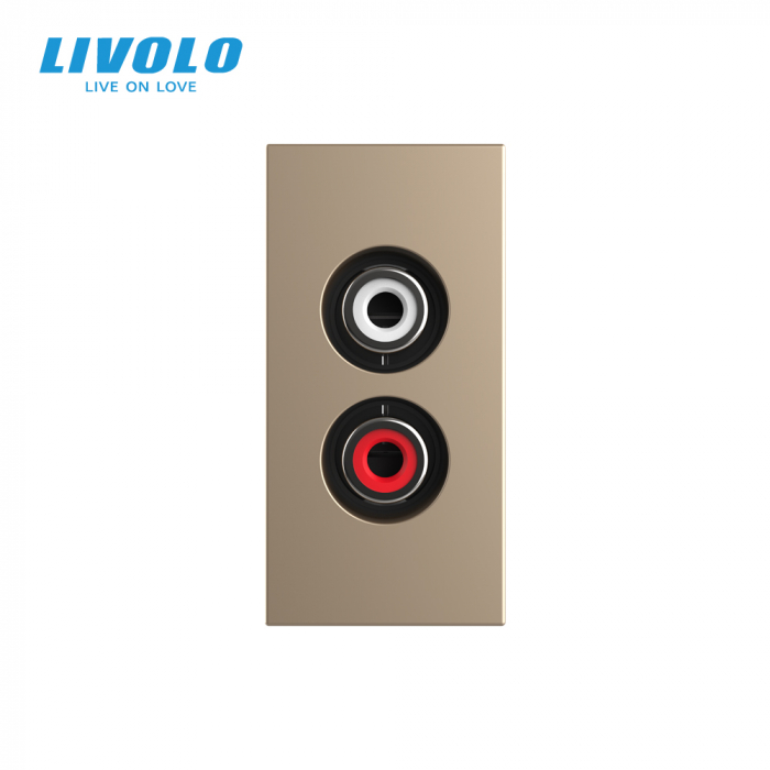 Modul Priză simplă audio, RCA Livolo 1 modul [3]