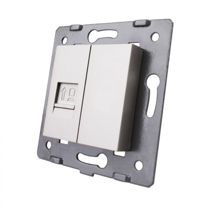 Modul Priza simpla rețea calculator, RJ45, Livolo [1]
