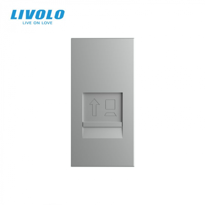 Modul Priza simpla rețea calculator 1M, RJ45, Livolo [3]