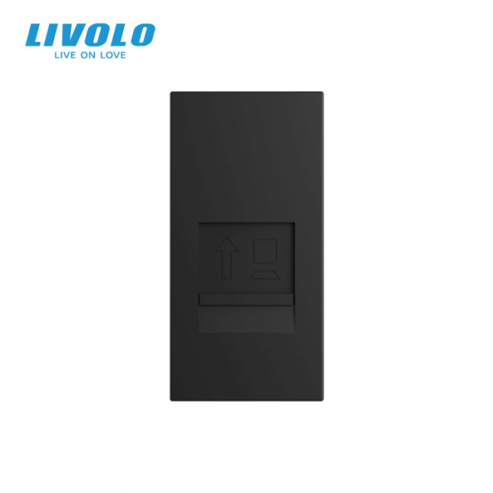 Modul Priza simpla rețea calculator 1M, RJ45, Livolo [3]