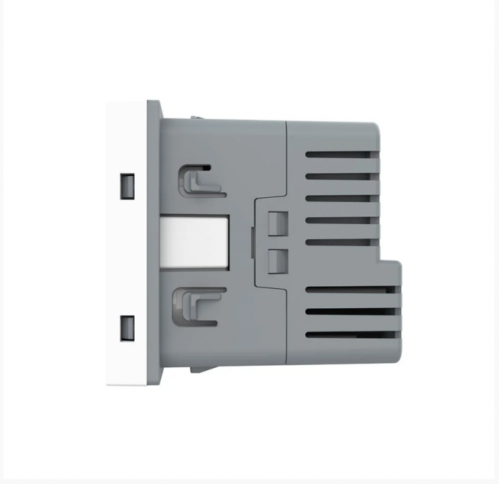 Priza simpla Schuko si slot USB Tip-C Standard German 2M cu panou din sticla [3]