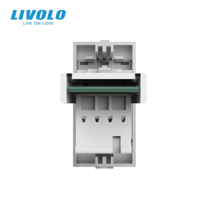 Modul Priza simpla telefon 1M, RJ11, Livolo [4]