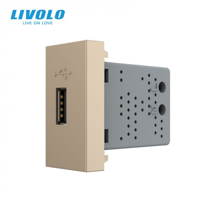 Modul priza USB Livolo, 1 modul [1]