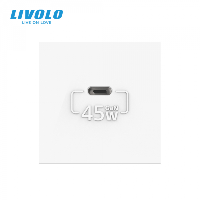 Modul priza USB tip C cu alimentare 45W Livolo-2M [2]