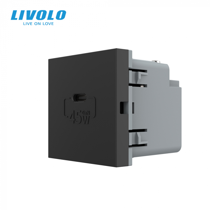 Modul priza USB tip C cu alimentare 45W Livolo-2M [1]