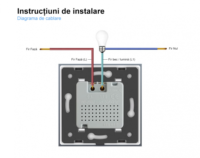 Modul  senzor de miscare Livolo functionare automata sau manuala [2]