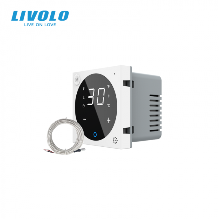 Modul termostat cu fir si releu pentru incalzire in pardoseala, afisaj electronic, Generatie Noua EC, cu touch-screen [3]
