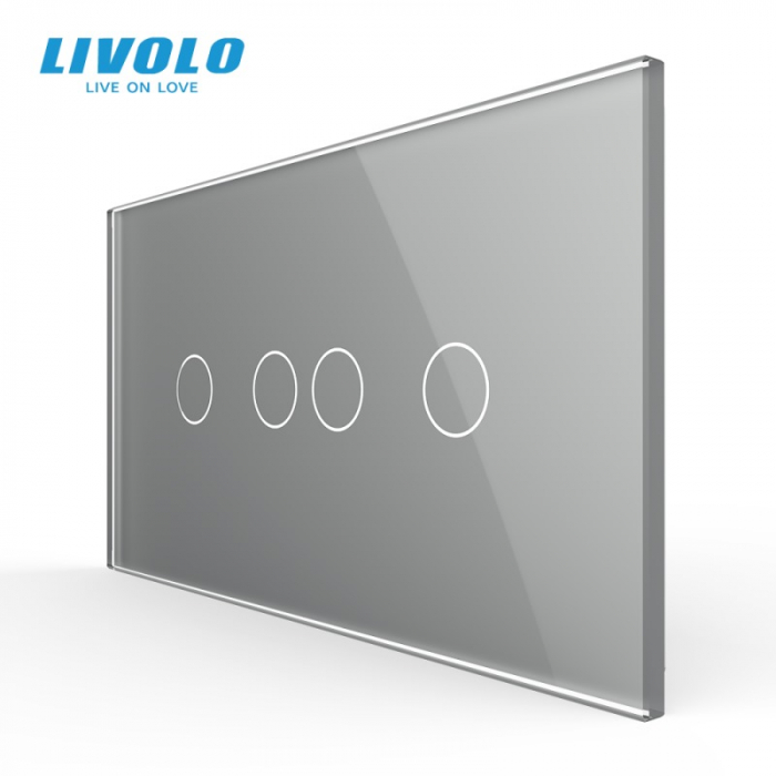 Panou intrerupator 2 x dublu pentru doza 4M - standard italian [3]