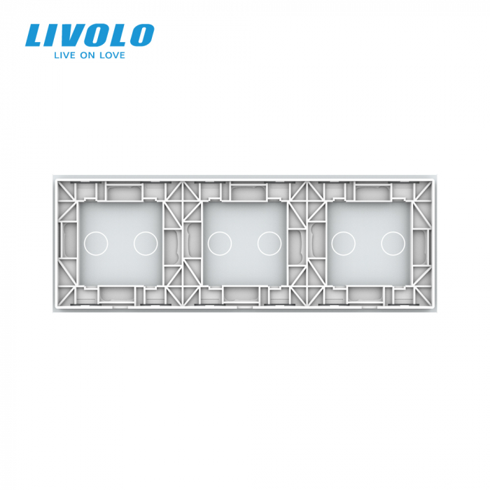 Panou intrerupator dublu+dublu+dublu sticla crystal [4]