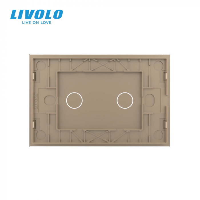 Panou întrerupător tactil DUBLU Livolo standard italian [3]