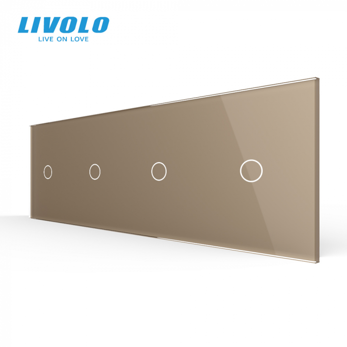 Panou intrerupător tactil Livolo 4 x simplu [1]
