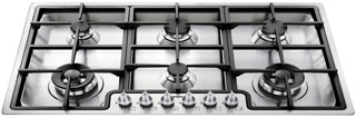 Plita inox incorporabila SMEG Classica, 6 arzatoare gaz, 90 cm [3]