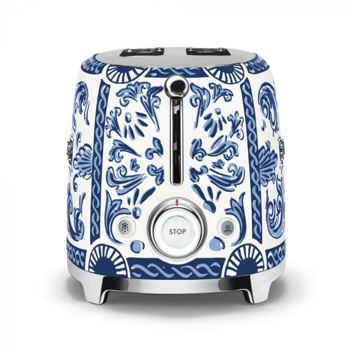 Prajitor de paine dublu Smeg&Dolce&Gabbana serie limitata Blu Mediterraneo [3]