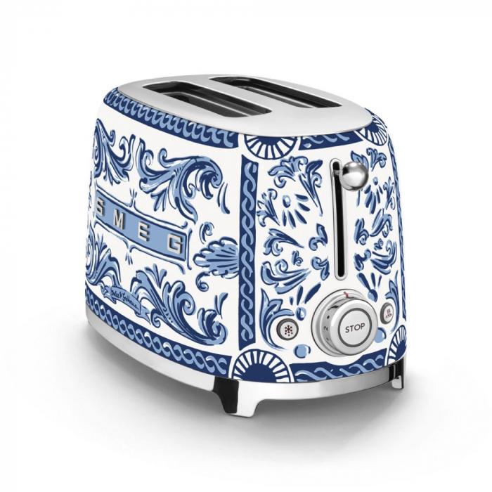 Prajitor de paine dublu Smeg&Dolce&Gabbana serie limitata Blu Mediterraneo [5]