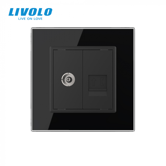 Priza dubla Tv si telefon marca Livolo [2]