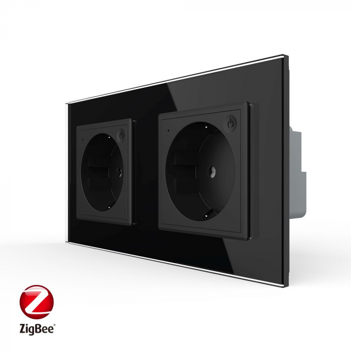 Priza Schuko dubla ZIGBEE smart-control din aplicatia Livolo [1]
