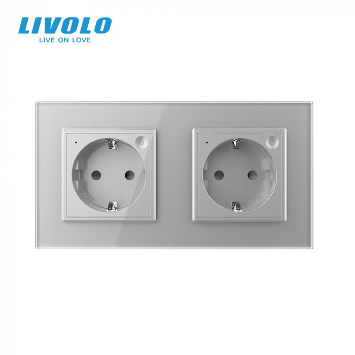 Priza Schuko dubla ZIGBEE smart-control din aplicatia Livolo [4]