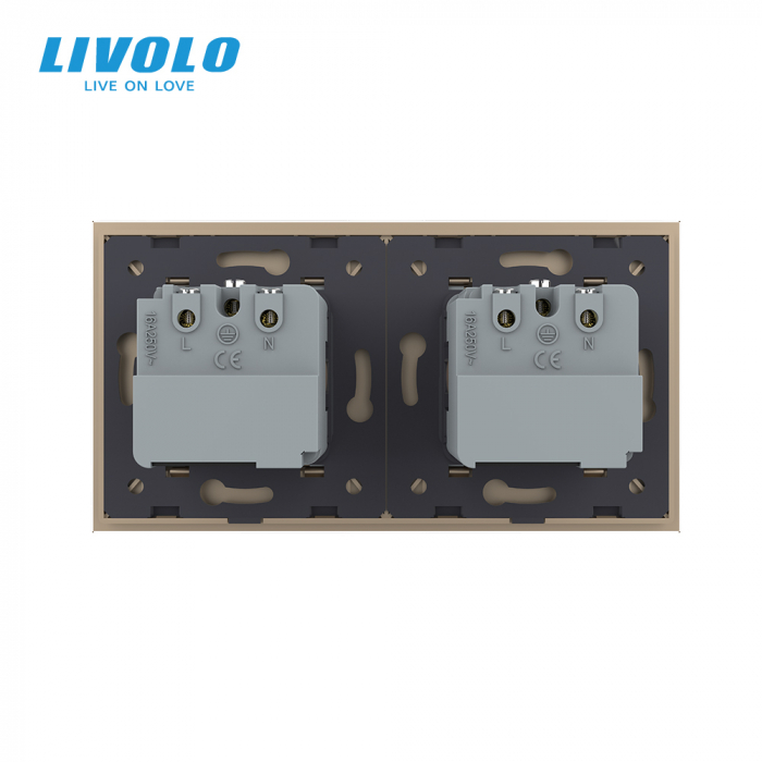 Priza Schuko dubla ZIGBEE smart-control din aplicatia Livolo [2]