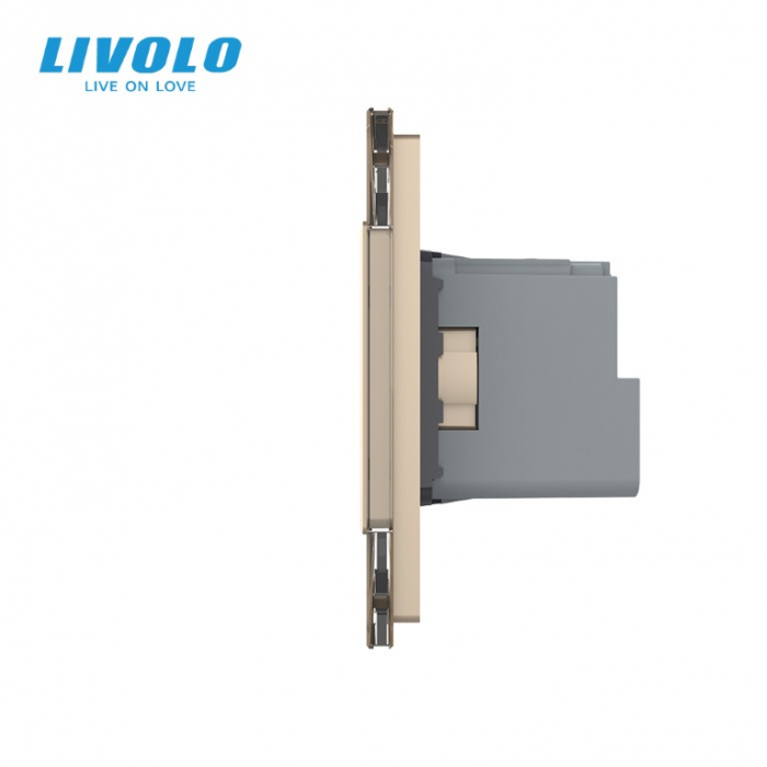 Priza tripla schuko zigbee cu control din aplicatia mobila Livolo [4]