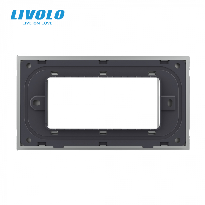 Rama din sticla securizata pentru 3 module Livolo [3]