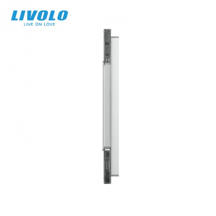 Rama Priza Cvintupla din sticla Crystal Livolo [3]