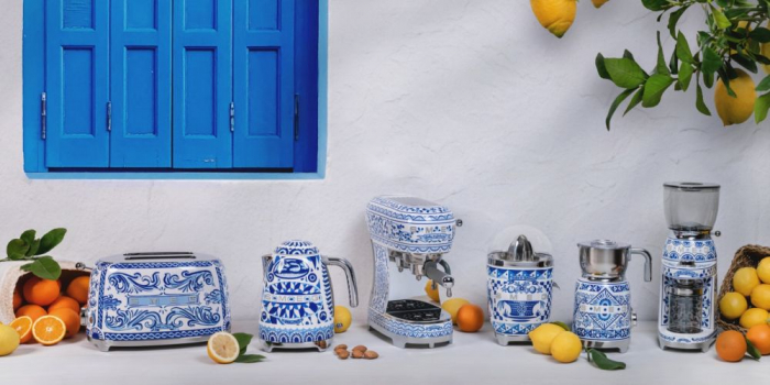 Rasinta de cafea electrica Smeg & Dolce&Gabbana seria Blu Mediterraneo [7]