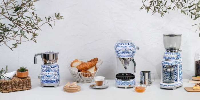 Rasinta de cafea electrica Smeg & Dolce&Gabbana seria Blu Mediterraneo [6]